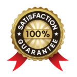 satisfaction guaranteed seal and ribbon